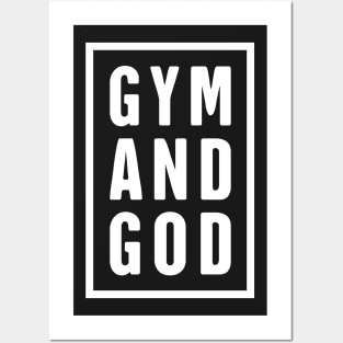 GYM AND GOD – Christian Workouy Posters and Art